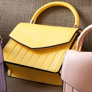 Primark Crossbody Bag - Yellow, Purple, Pink